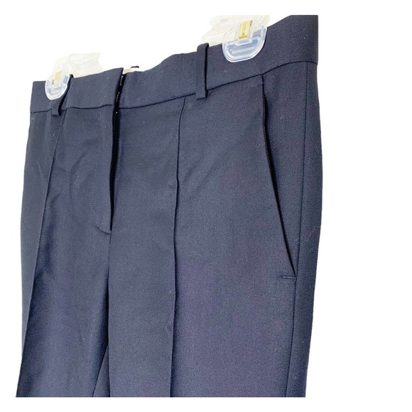 ❌SOLD❌ Celine Women’s Navy Blue High Waisted Wool Trouser Pants Sz 34 - Picture 3 of 11